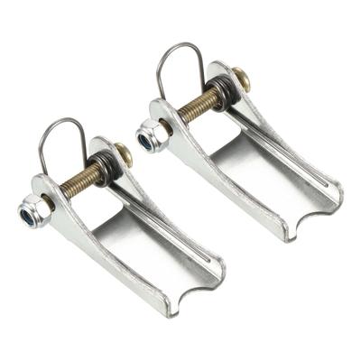 2pcs 1.6'' Replacement Hooks Latch, Metal Receiver Hitch for Trailer, Silver