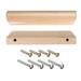 Wooden Pull Handle, 2pcs 192mm Hole Distance Wood Handles for Drawer