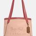 Coach Bags | Coach Tote 27 In Colorblock With Horse And Carriage Gold | Color: Cream/Orange | Size: Os