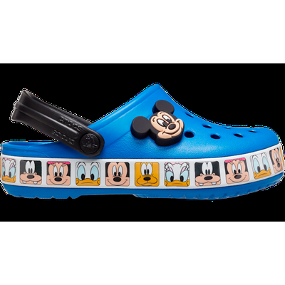 Crocs Bright Cobalt Toddler Fun Lab Disney Mickey Mouse Band Clog Shoes