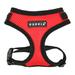 Red Superior Soft Dog Harness with Adjustable Neck, X-Large