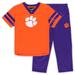 Toddler Orange/Purple Clemson Tigers Red Zone Jersey & Pants Set