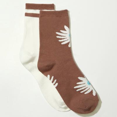 Lucky Brand Bloom Crew Sock 2 Pk - Women's Ladies ...