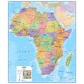 Huge Africa Wall Map Political (Paper)