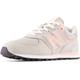 Sneaker NEW BALANCE "GC574" Gr. 36, rosa (hellgrau, rosa, silberfarben) Schuhe Sneaker