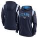 Women's Nike Navy Tennessee Titans Sideline Stack Performance Pullover Hoodie