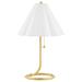 Martha 1 Light Table Lamp Aged Brass