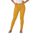 K Jordan High-Rise Colored Skinny Jean (Size 16W) Honey, Cotton,Spandex