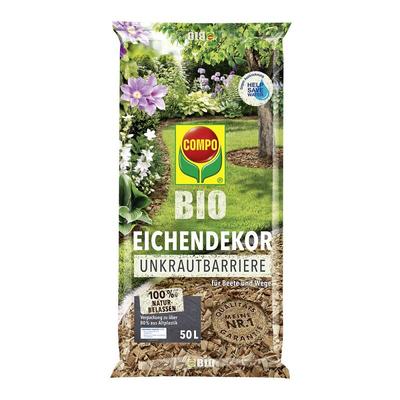Bio Eichendekor + Unkrautbarriere 50l - Compo