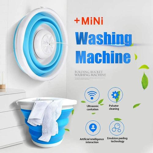 Faltbare Waschmaschine Tragbare Mini-Waschmaschine USB-betriebene Mini-Waschmaschine für
