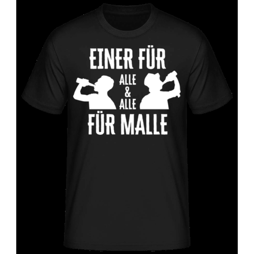 Einer Fuer Alle Alle Fuer Malle - Männer Basic T-Shirt
