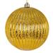 Vickerman 696255 - 8" Gold Shiny Mercury Lined Ball Christmas Tree Ornament (N162508)