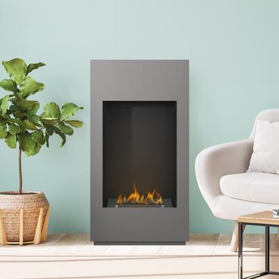 Noble Flame SANTIAGO [Design Ethanolkamin]: Platingrau Image