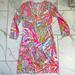 Lilly Pulitzer Dresses | Euc Lilly Pulitzer Dress Xs | Color: Orange/Pink | Size: Xs