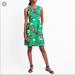 J. Crew Dresses | J Crew Green Floral Dress Size 12. | Color: Green/Pink | Size: 12