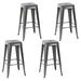 Homy Casa Industrial Metal Stackable 29inch Bar Stool