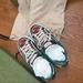 Gucci Shoes | Gucci Tennis 1977 Low Top Sneakers With Interlocking G Logo | Color: Green/Red | Size: 6.5