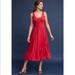 Anthropologie Dresses | Nwt Anthropologie Tracy Reese Corseted Midi Dress | Color: Red | Size: 12