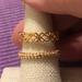 Anthropologie Jewelry | Doble Ring Stacking Set Size 8 | Color: Gold | Size: 8