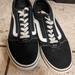 Vans Shoes | Black Old Skool Vans Low Top (Size 8) | Color: Black/White | Size: 8