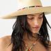 J. Crew Accessories | Jcrew Wide-Brim Panama Hat Nwt | Color: Pink/Tan | Size: Medium/Large