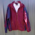 Adidas Jackets & Coats | Adidas Red/Blue Full Zip Windbreaker Jacket- Size L | Color: Blue/Red | Size: L