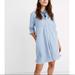 Madewell Dresses | Madewell Denim Raw-Hem Shirtdress Size S | Color: Blue | Size: S