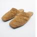 Zara Shoes | Nwt Zara Woven Suede Mules Sz 6.5 | Color: Brown/Tan | Size: 6.5