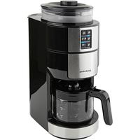 PRIVILEG Kaffeemaschine mit Mahlwerk für 6 Tassen Kaffeemaschinen Gr. 6 Tasse(n), silberfarben (silberfarben, schwarz) Kaffeemaschine mit Mahlwerk
