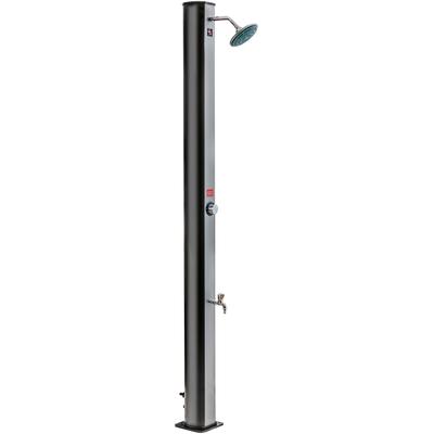 Solardusche GRE "DSP35", schwarz, B:25cm H:214cm, Polyvinylchlorid (PVC), Outdoorduschen, 214 cm Höhe