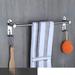 JACK ALLISON Stainless Steel Without Perforation 31.49" Wall Mounted Towel Bar Metal in Gray | 4.33 H x 31.49 W x 2.55 D in | Wayfair