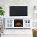 Norwell 73" Electric Fireplace by Real Flame in Brown/White | 30.5 H x 73 W x 15 D in | Wayfair 7760E-W