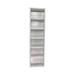 Timber Tree Cabinets Celebrity on the Wall 50 Jar Spice Jar & Rack Set Wood in White | 42 H x 14 W x 3.5 D in | Wayfair CELEB-242-WHITE
