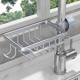 Umber Rea Stainless Steel 2 Tier Dish Rack Stainless Steel in Gray | 1.69 H x 10.23 W x 5.51 D in | Wayfair 01DQY7454EJK5CLY84D