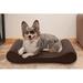 FurHaven Microvelvet Luxe Chaise Lounge Orthopedic Dog Bed Polyester in Brown | 5 H x 30 W x 20 D in | Wayfair 81339391