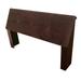 Ebern Designs Taryiah Solid Wood Panel Headboard Upholstered/Microfiber/Microsuede in Brown | 36 H x 72 W in | Wayfair