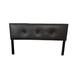 Ebern Designs Taryiah Solid Wood Panel Headboard Faux Leather/Upholstered in Black | 36 H x 72 W in | Wayfair 3A76F88014C442489214798C9AF262A8