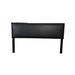 Ebern Designs Taryiah Solid Wood Panel Headboard Faux Leather/Upholstered in Black | 36 H x 72 W in | Wayfair 53D6CC851B754C21AE9044F2859E02C3