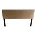 Ebern Designs Taryiah Solid Wood Panel Headboard Upholstered/Microfiber/Microsuede in Brown | 36 H x 72 W in | Wayfair