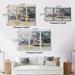 August Grove® Rustic House On Mountain Top During Storm - 3 Piece Floater Frame Painting on Canvas Canvas, in White | 20 H x 36 W x 1 D in | Wayfair