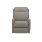 La-Z-Boy Finley Power Rocking Recliner in Pewter Leather Match w/ adjustable headrest & lumbar Leather Match/Water Resistant in Gray | Wayfair