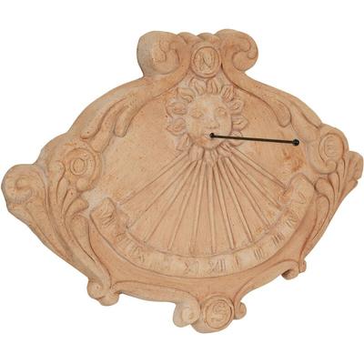 Terrakotta-Sonnenuhr zum Aufhängen 100% made in Italy komplett handgefertigt auf der Drehbank Image