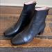 Madewell Shoes | Jcrew Cap Toe Ankle Boots Black Leather J9988 | Color: Black | Size: 6.5