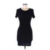 Brandy Melville Casual Dress - Mini: Black Solid Dresses