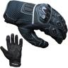 Motorradhandschuhe PROANTI Handschuhe Gr. M, schwarz Motocrosshandschuhe