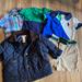 Ralph Lauren Matching Sets | Large Bundle Ralph Lauren Baby Boys Shirts Shorts Quilted Jacket Set 9 Months | Color: Blue/Green | Size: 9mb