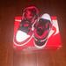 Nike Shoes | Kids Nike Air Jordan 1 High Retro Gym Red Snake Skin Size 11c | Color: Black/Red | Size: 11b