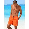 Badeshorts S.OLIVER Gr. XL (54/56), N-Gr, orange Herren Badehosen Badeshorts