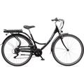 E-Bike TEUTOBURG "Senne" E-Bikes Gr. 45 cm, 28 Zoll (71,12 cm), schwarz (nachtschwarz) E-Bikes