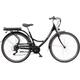 E-Bike TEUTOBURG "Senne" E-Bikes Gr. 45 cm, 28 Zoll (71,12 cm), schwarz (nachtschwarz) E-Bikes